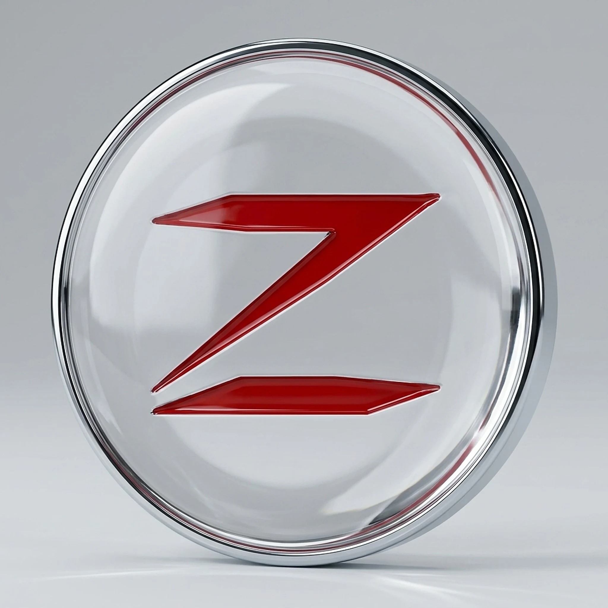 Centrador Zen 01, Transparente con logo rojo